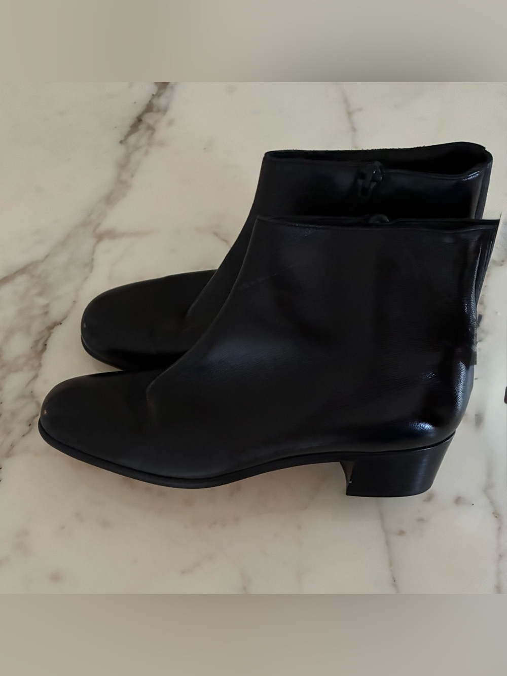 Cole Haan Black Leather Ankle Booties